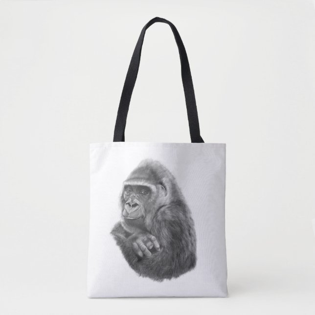 Mother gorilla tote bag 母ゴリラのトートバッグ (Frente)