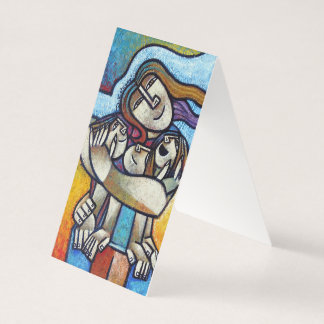 Mothers Hug - Contemporary Cubist Art Greeting Car