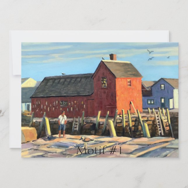 Motif Cênico #1 Shack de Pesca Rockport (Frente)