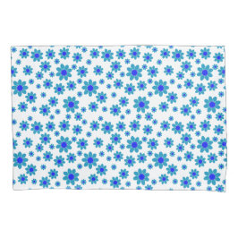 Motif de Flor Azul | Padrão de margarida