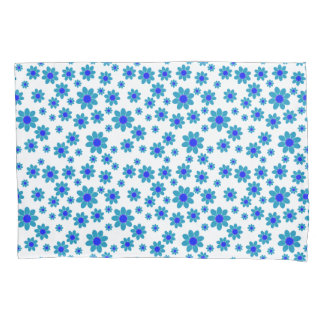 Motif de Flor Azul | Padrão de margarida