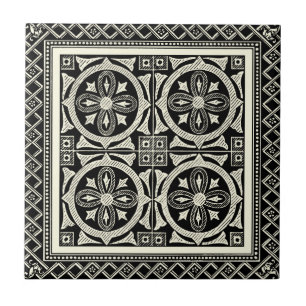 Motif de Mandala Preto e Branco por Vision Studio