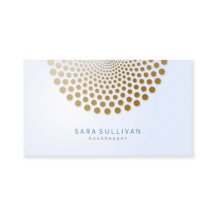 Motif de Pontos do Círculo de Cartão de visita do