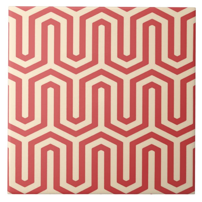 Motif deco egípcio - laranja coral (Frente)