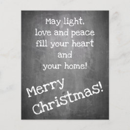 Motif natalino no estilo do quadro - XMAS