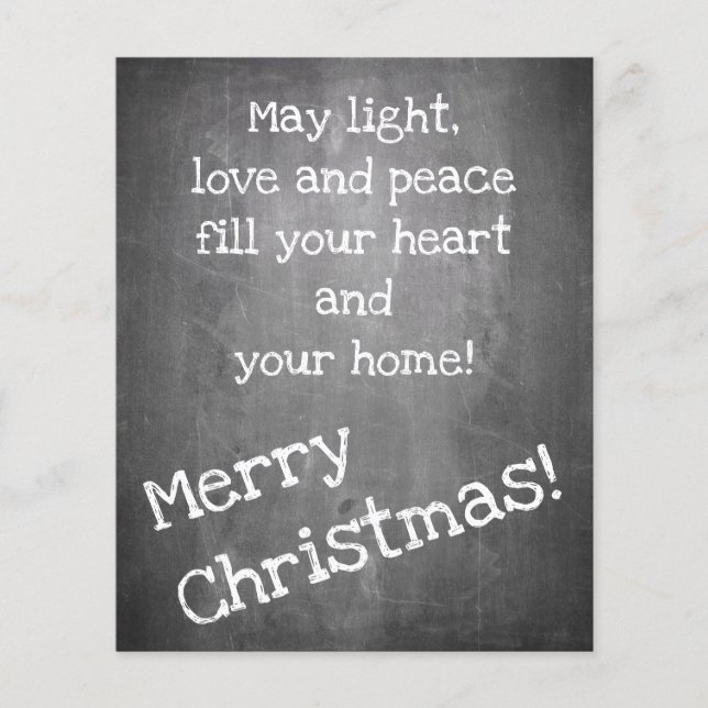 Motif natalino no estilo do quadro - XMAS (Frente)