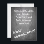 Motif natalino no estilo do quadro - XMAS<br><div class="desc">Motivo natalino em forma de quadro com as palavras Frohe Weihnacht em alemão,  espanhol,  francês,  inglês</div>