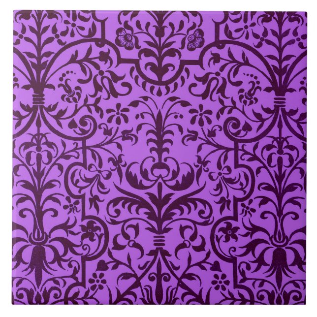 Motif vitoriano em roxo (Frente)