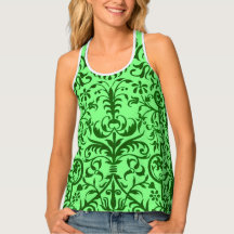 Motif vitoriano em verde