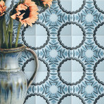 Motinas Teais Simétricas abstrato com Efeitos 3D<br><div class="desc">Introduzindo um excepcional design de azulejo de cerâmica,  contemporâneo,  que apresenta ornamentos simétricos em tons de lacre,  acentuados com efeitos marcantes em 3D. Esta peça decorativa é verdadeiramente de um tipo e perfeita para adicionar um toque de elegância moderna a qualquer espaço.</div>