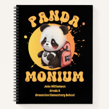 Motivação Chibi Kawaii Panda - Ano Escolar