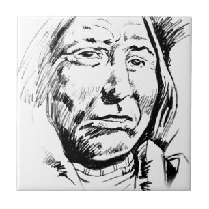Motivação do desenho de tinta principal indiano