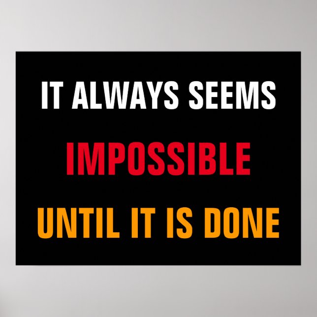 Motivação Sempre Parece Impressão de Cotação (Frente)