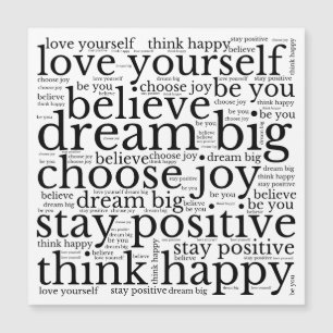 Motivando Texto Preto Padrão do WordArt Branco