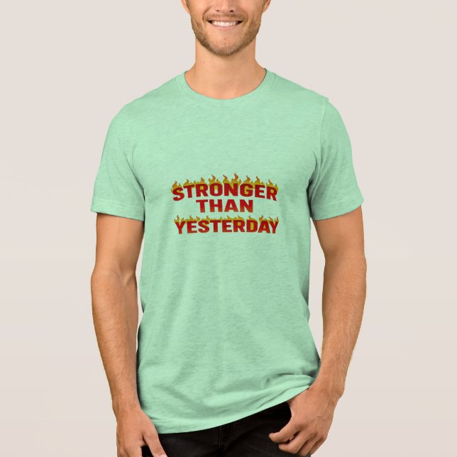  Motivational Design Stronger than yesterday (Frente)