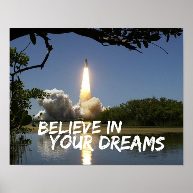 Motivational Poster - Believe In Your Dreams (Frente)