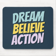 Motivational Quote Mousepad 