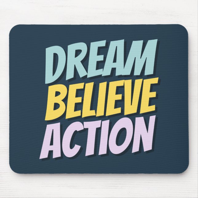 Motivational Quote Mousepad  (Frente)