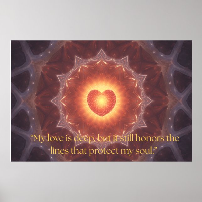 Motivational Quote on Love Poster (Frente)