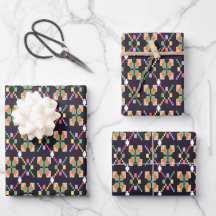 Motivo de Bordado de Pixel Songket Tradicional de 