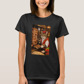 Motivo de gato engraçado. Camisa divertida para am