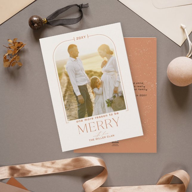 Motivo do anúncio de gravidez de feriado de ferrug (Criador carregado)