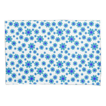 Motivo Flor Azul | Padrão de Margarida