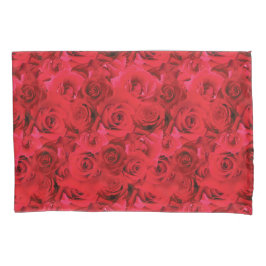 Motivo Floral Repetitivo | Padrão de Rosas Vermelh