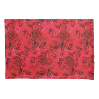 Motivo Floral Repetitivo | Padrão de Rosas Vermelh