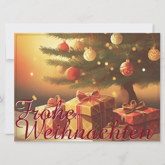 Motivo, mit Geschenken unterm Weihnachtsbaum 37016 (Frente)