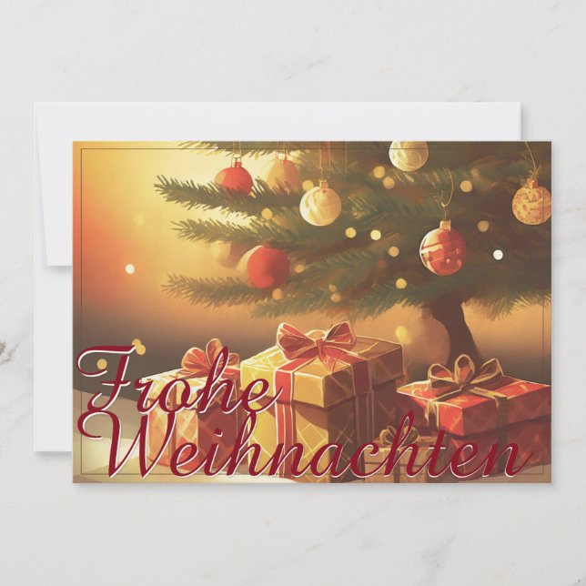 Motivo, mit Geschenken unterm Weihnachtsbaum 37016 (Frente)