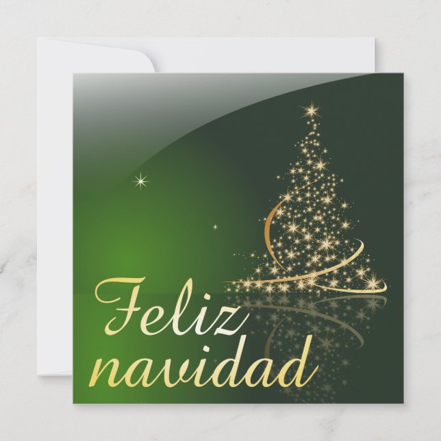 Motivo natalino verde com árvore de Natal. V2.0 (Frente)