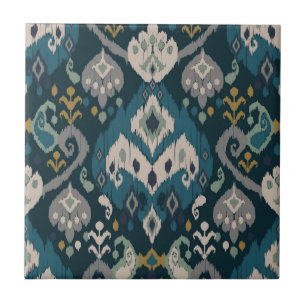Motivos Africano boho paisley Floral padrão Ikat