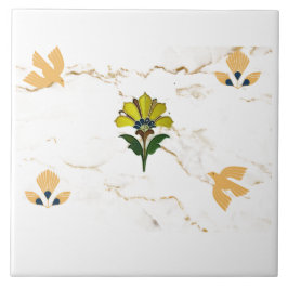 Motivos de arte deco no faux marble look