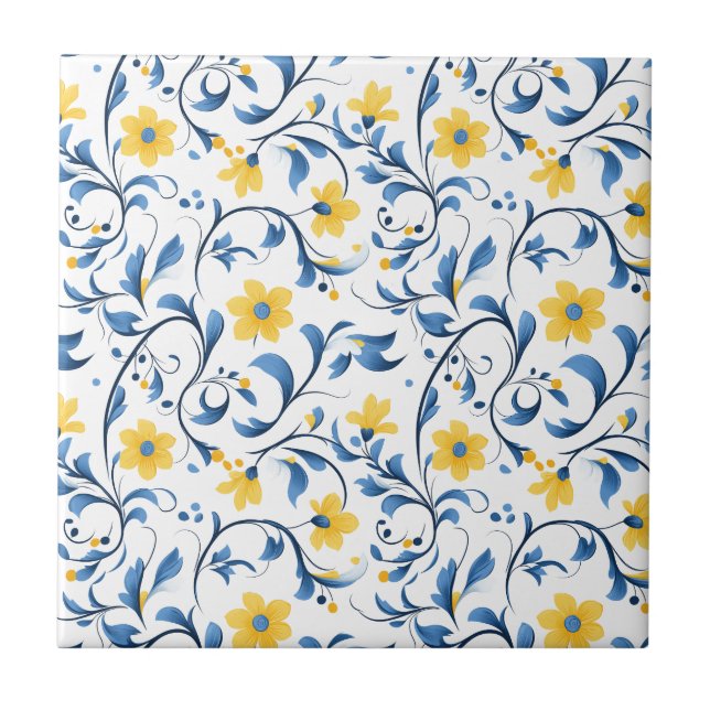 motivos folclóricos florais ucranianos (Frente)