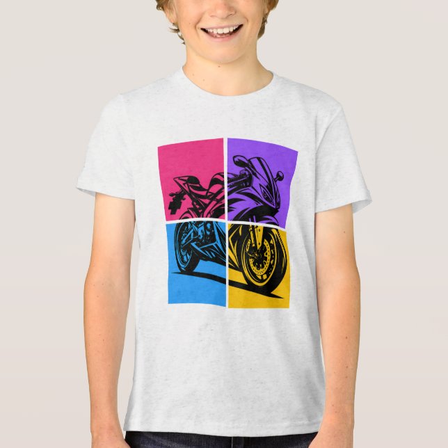 Moto Esportiva Pop Art (Frente)