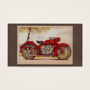 Motocicleta do vermelho do vintage