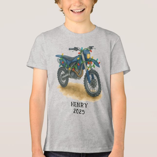 Motocicleta Personalizada de Natal para Meninos (Frente)