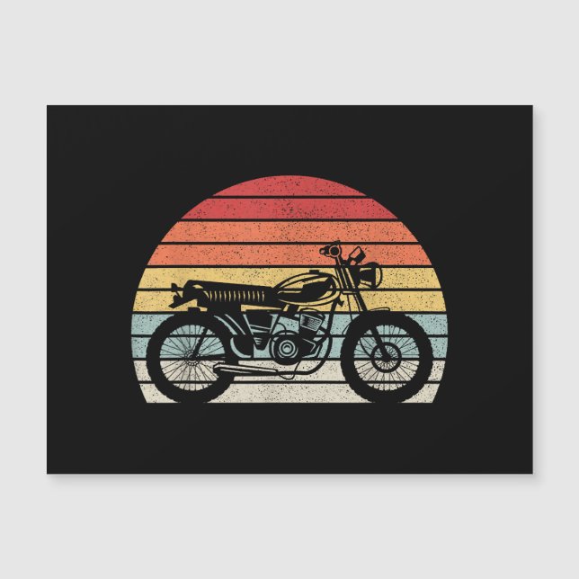 Motocicleta Vintage Retro (Frente)