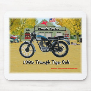 Motocicletas clássicas 1969 Triumph Mousepad