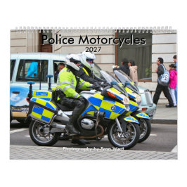 Motocicletas da Polícia calendário 2027
