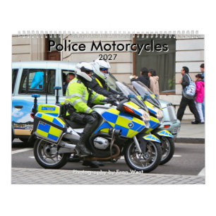Motocicletas da Polícia calendário 2027