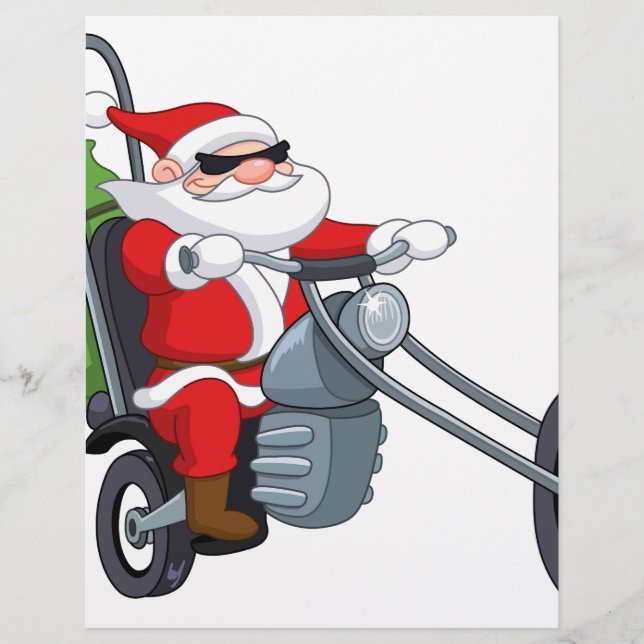 motociclista santa claus (Frente)