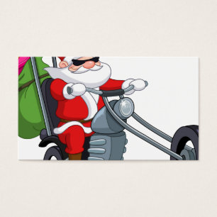 motociclista santa claus