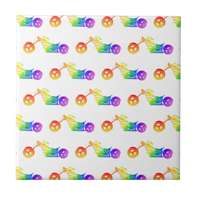 Motociclo Arco-íris (Frente)