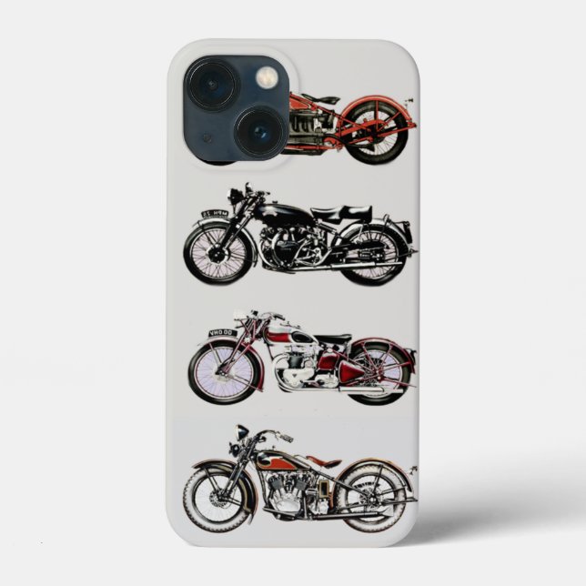 MOTOCICLOS DE VINTAGEM, Vermelho (Verso)