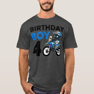 Motocross 4th Gift, 4 anos, Bike de Camisa de Cami