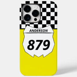 Motocross Custom Dirt Bike Number Placa em amarelo