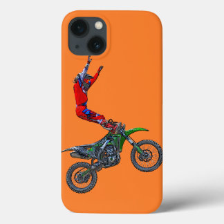 Motocross Dirt-Bike Aerial Stunt
