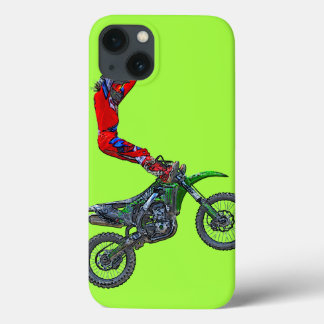 Motocross Dirt-Bike Aerial Stunt